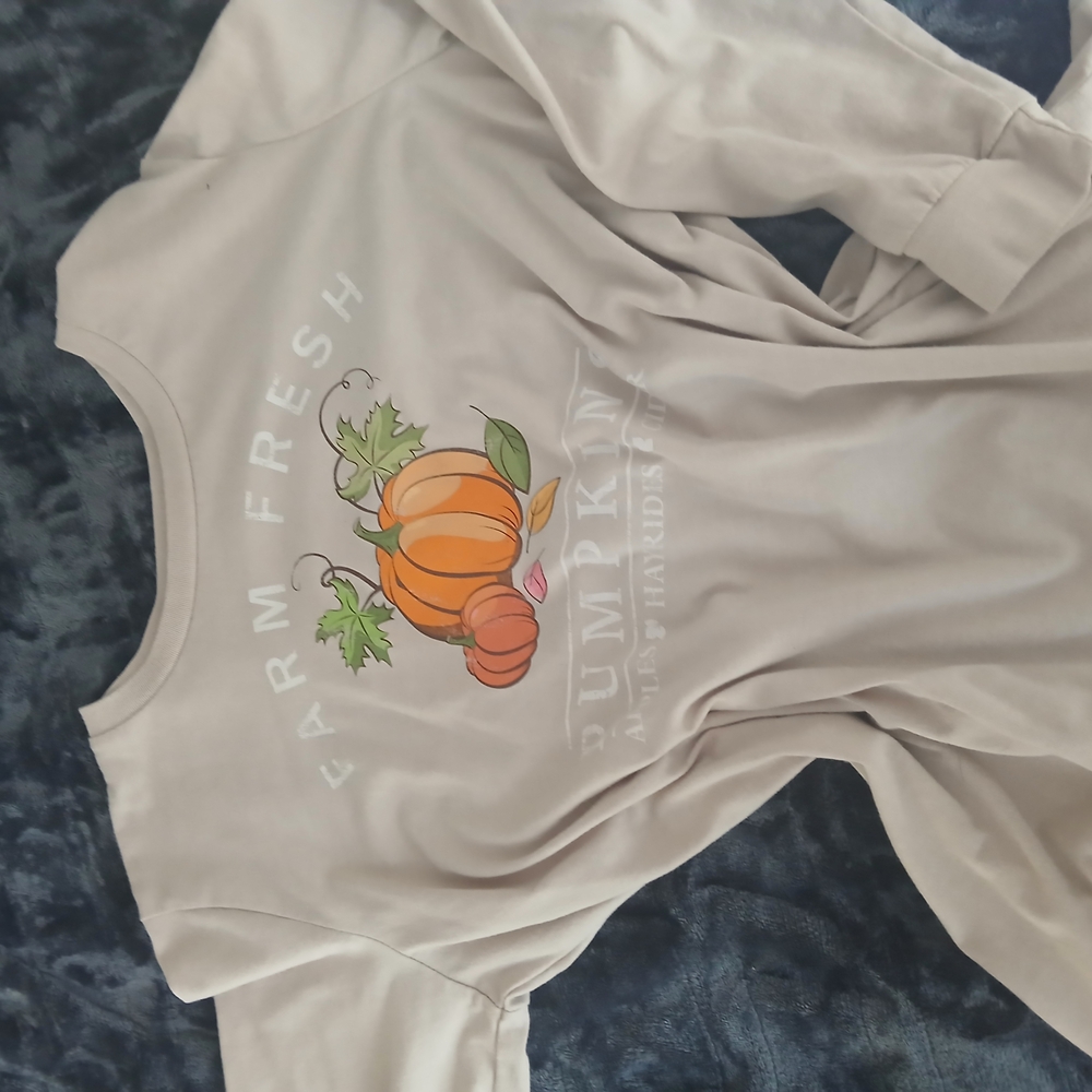 Farm Fresh Pumpkin Graphic Sweatshirt